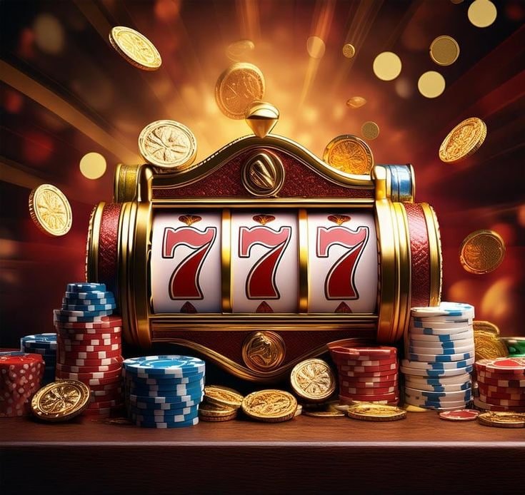 Adegan permainan slot bertema petualangan di platform slot online